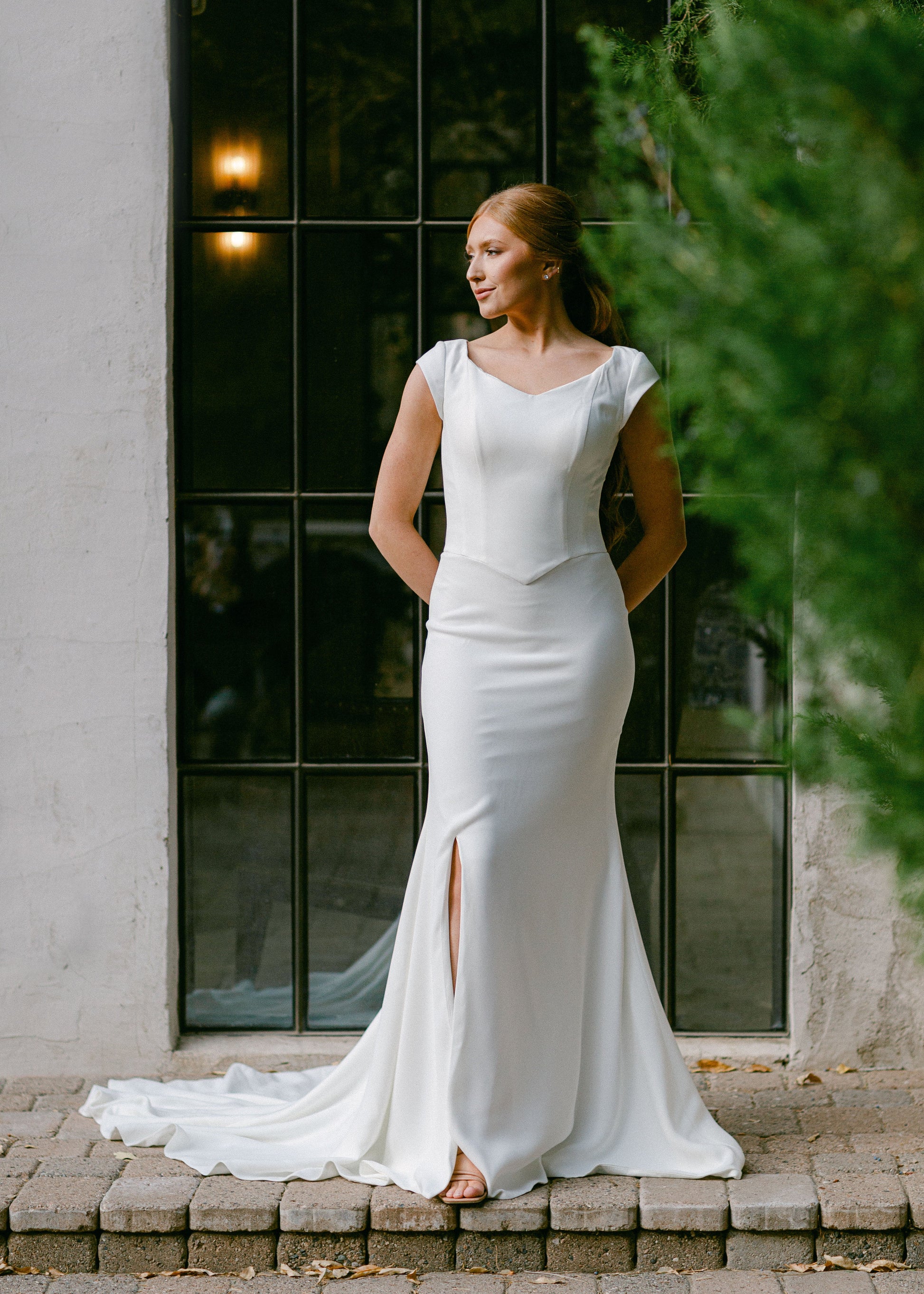 Modest wedding dress